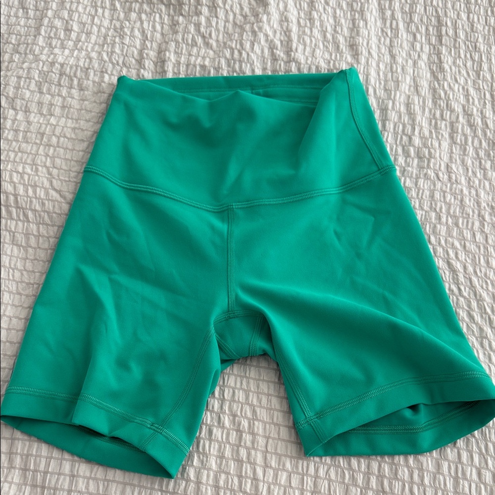 lululemon athletica Teal Bike Shorts